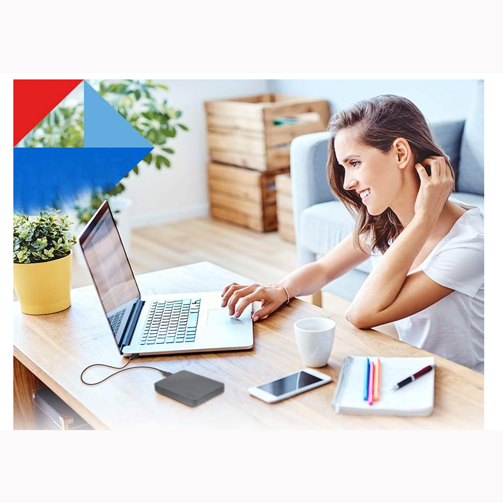 Внешний жесткий диск Toshiba Canvio Basics, 2 ТБ, USB 3.2 Gen1 (HDTB520EK3AA) черный — фото 1