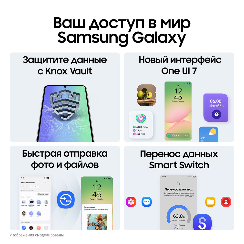 Смартфон Samsung Galaxy A56 5G 8/256 GB, Awesome Graphite, Global — фото 1