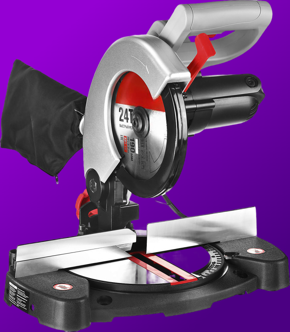 Пила торцовочная ЗПТ-190-1100Л мощность 900 Вт диск 190 мм