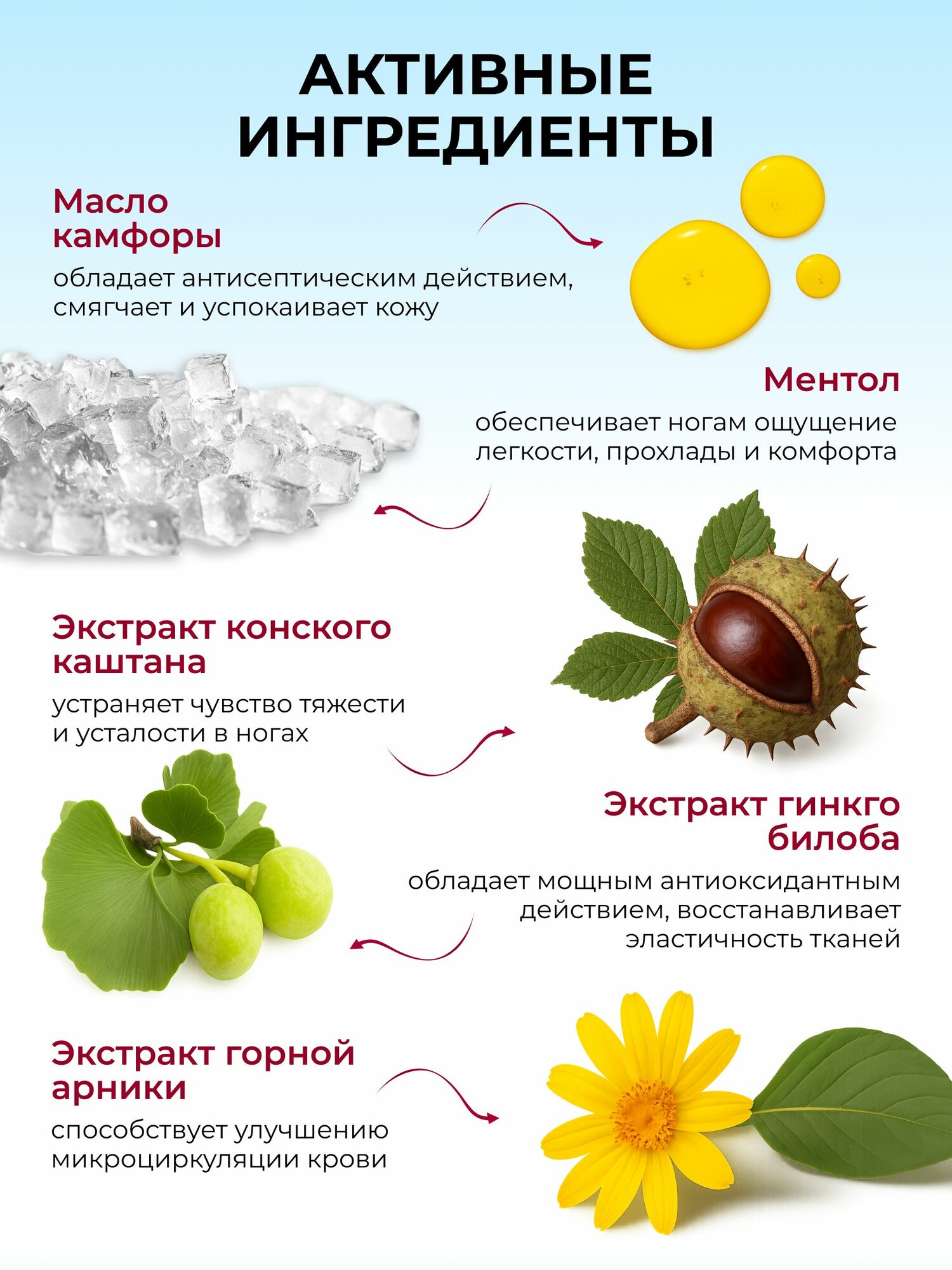 Картинки Спрей для ног тонизирующий и расслабляющий эффект, KRASSA MED, 100 мл