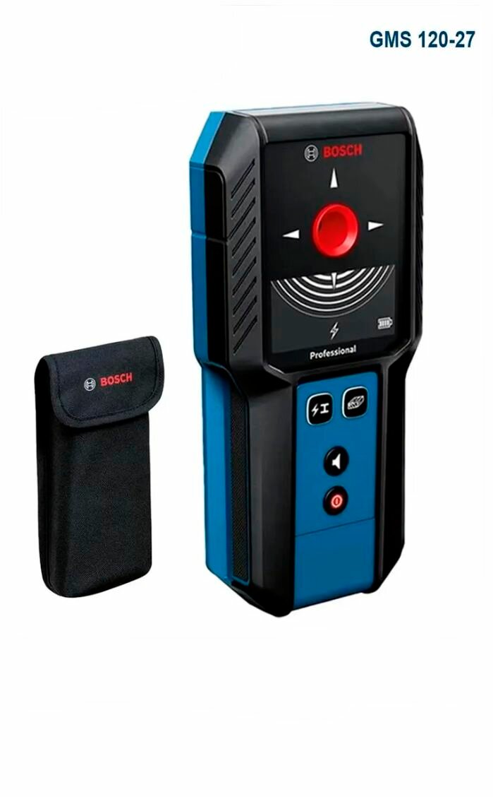 Детектор проводки и труб в стенах Bosch GMS120-27