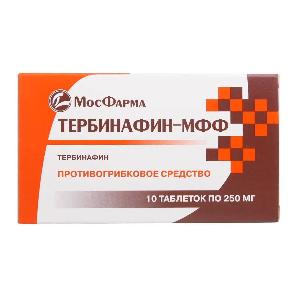 ТербинафинМФФ таблетки 250 мг 10 шт