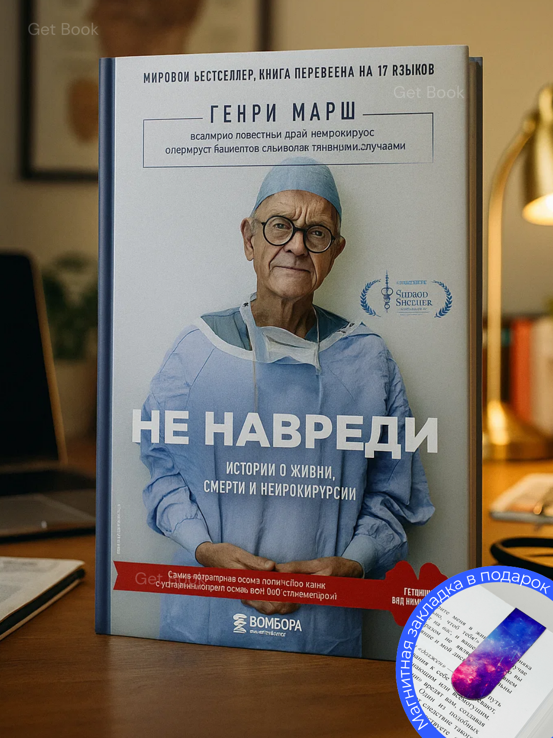 Книга Генри Марша "Не навреди", 260 стр, мягкий переплет, черно-белые иллюстрации
