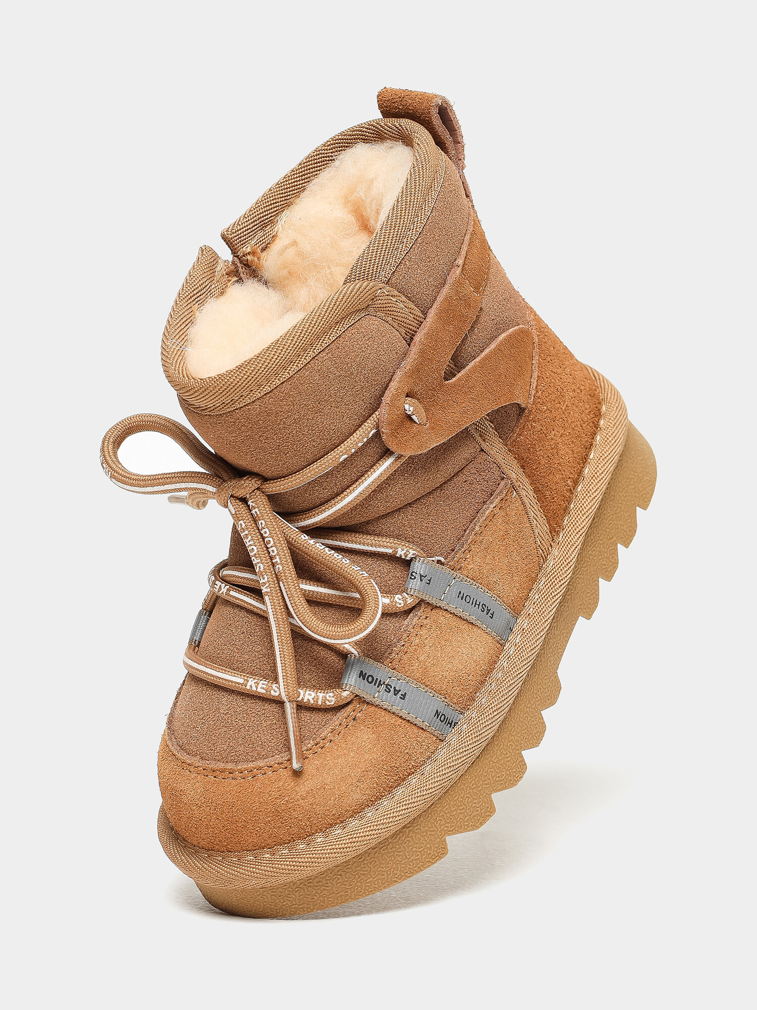 Угги B&G коричневый размер 22 коричневый