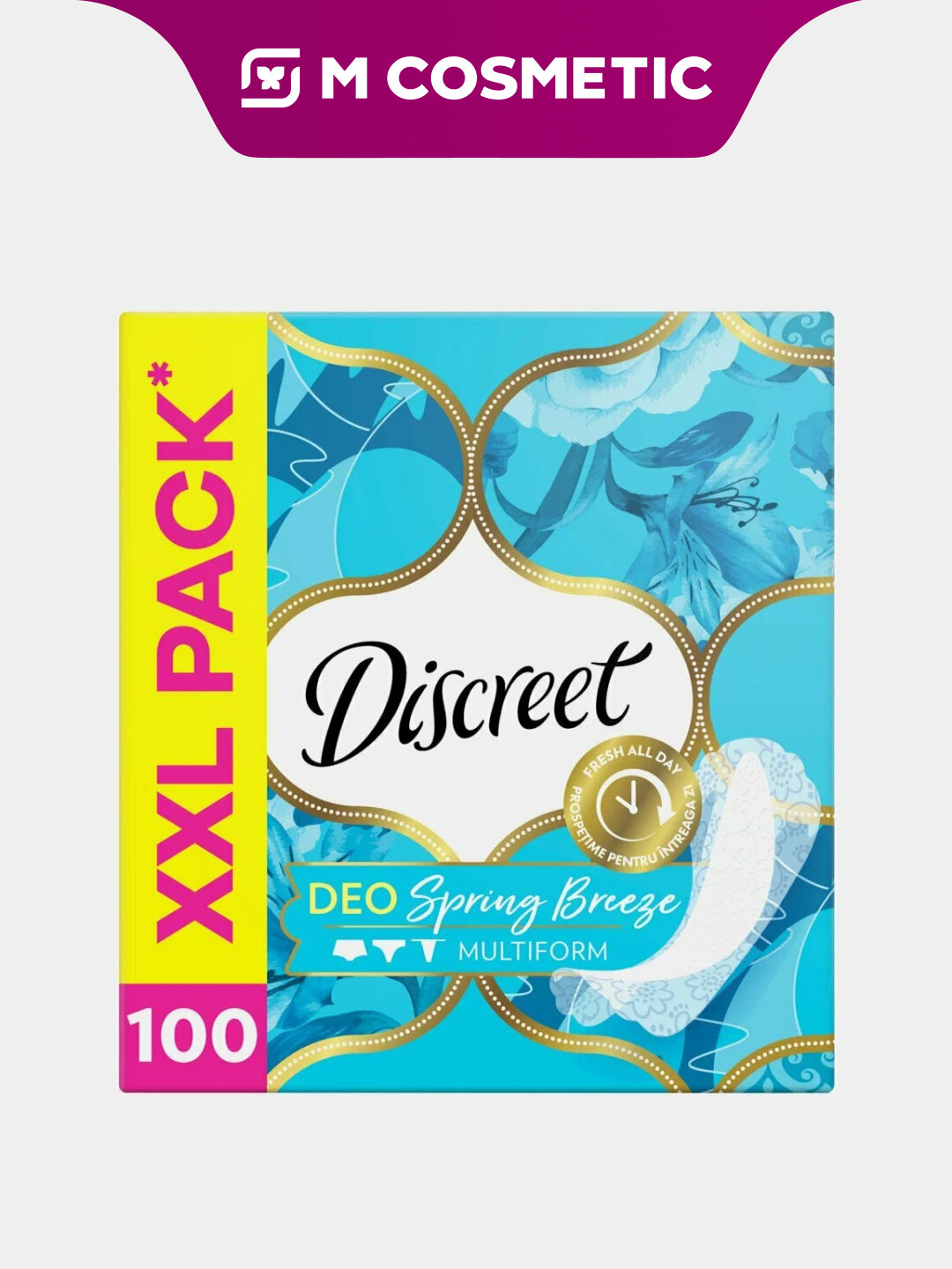 Прокладки Discreet Deo Spring Breeze Multiform ежедневные 100шт