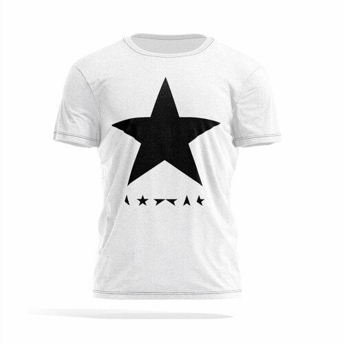 Футболка PANiN Brand, размер L, белый, черный david bowie – ★ blackstar