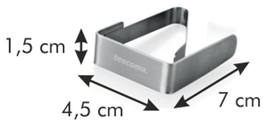 Клипса для скатерти Tescoma стальная PRESTO, 4 шт (420812)
