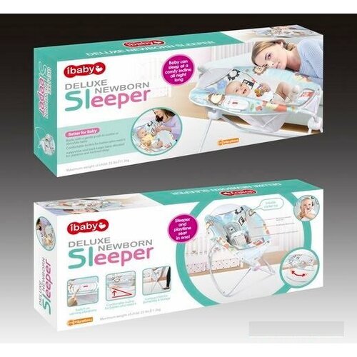 Качели электронные Ibaby Deluxe Newborn Sleeper (c виброблоком, до 11.3 кг)