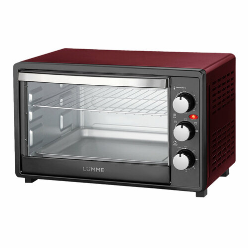 Мини-печь LUMME LU-EO1712C 40 литров конвекция гриль ночной коралл 778700₽