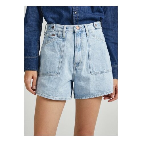 фото Шорты pepe jeans, размер 29, голубой