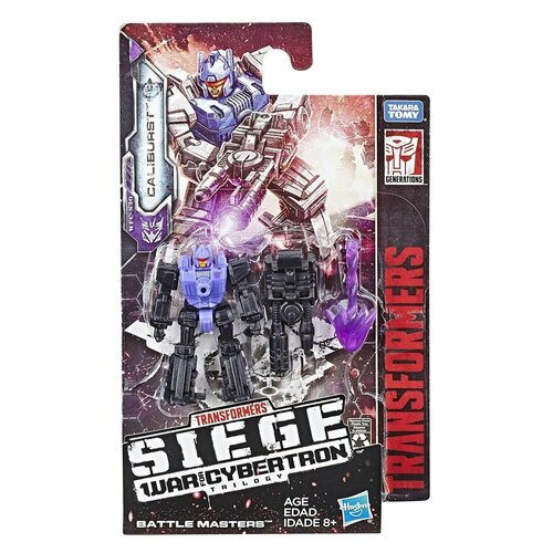 Игрушка Трансформеры Баттл Мастер Калиберст CALIBURST WFC-S30 Transformers Generations War Cybertron Siege Battle Masters игрушка transformers трансформер баттл мастер