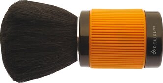Кисть-сметка DEWAL, настольная, ручка-пластик прорезиненный, натуральная щетина DEWAL MR-NB001Orange