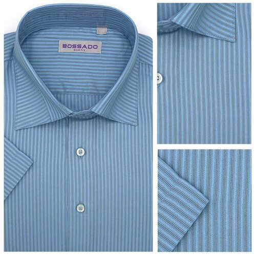 Рубашка Bossado, размер 44, голубой