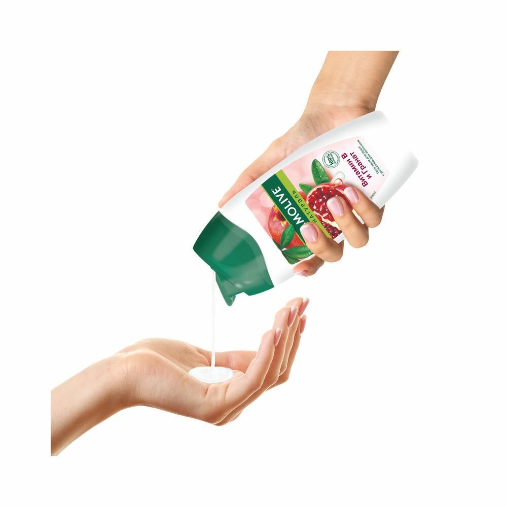 Гель-крем для душа Palmolive Натурэль Витамин B и Гранат 250мл - фото №3