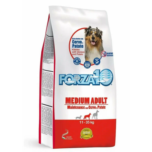 Сухой корм Forza 10 для средних пород собак Оленина с картофеле 12,5кг