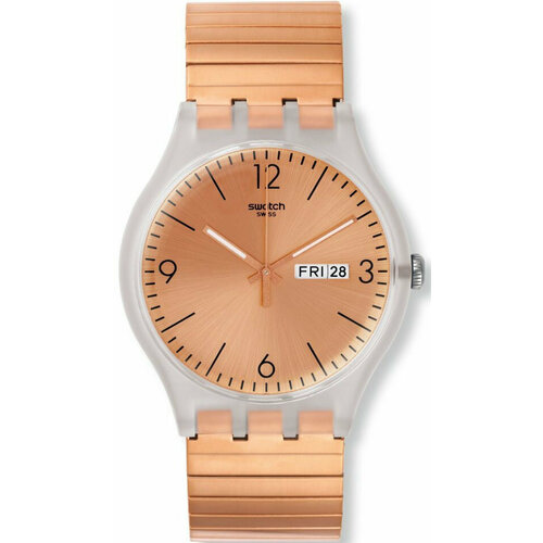 Наручные часы swatch suok707a, розовый