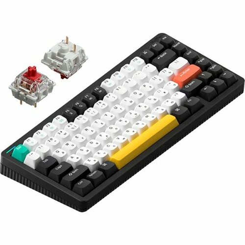 Клавиатура беспроводная NUPHY Halo75 Red Switch черный Halo75-RU-B-1 1694200₽