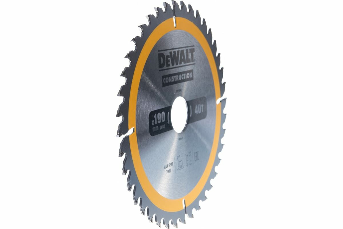 Пильный диск DeWALT Construction DT1945-QZ 190х30 мм - фотография № 7