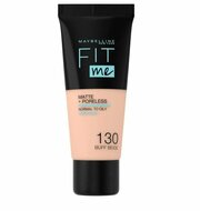 Матирующий тональный крем Maybelline Fit Me! для сужения пор тон 130 Buff Beige