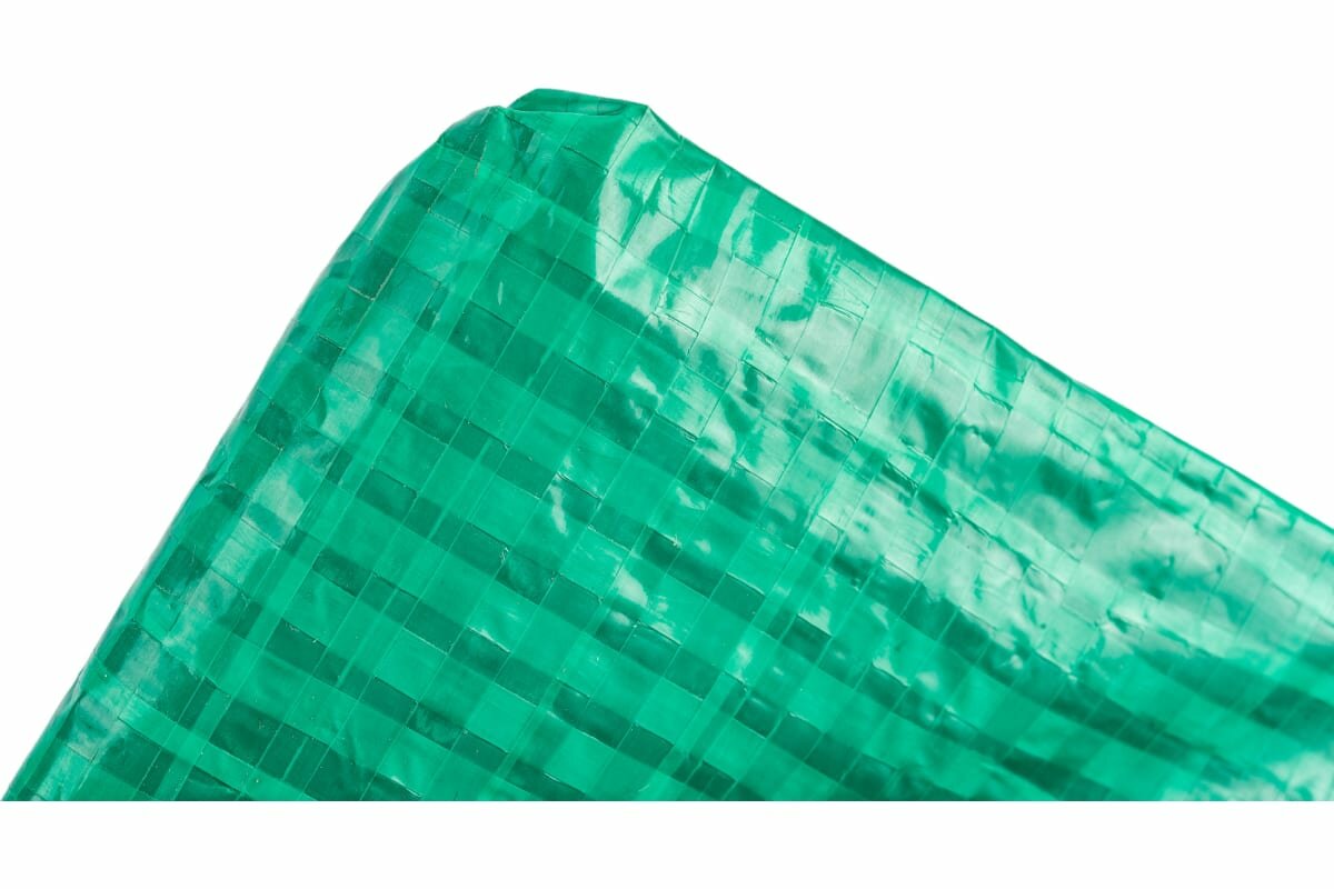 Тент ECOS хозяйственный универсальный T серебристый/зеленый 60 г/м2 4х5 м 20 м2 - фотография № 7