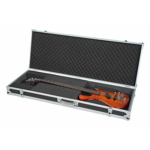 Rockcase RC 10805 B флайт кейс для бас-гитары, фанерная основа, черный fx light weight softcase кейс для бас гитары универсальный облегченный