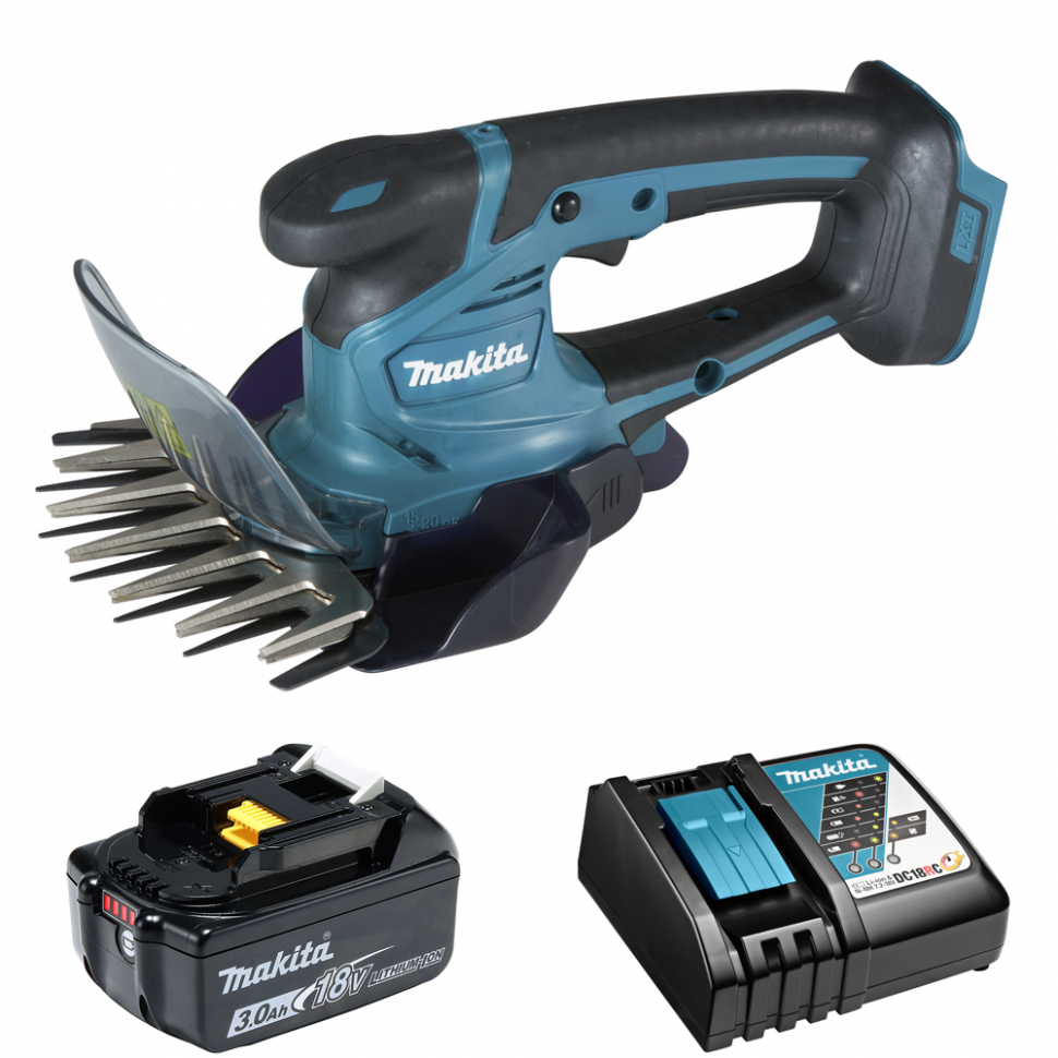 Аккумуляторные ножницы для травы Makita DUM604Z-RF (18V, Li-Ion) (1х3Ач, з/у)