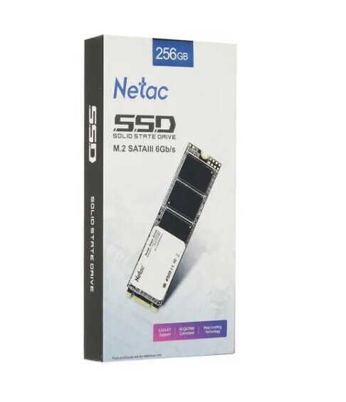Внутренний SSD-накопитель Netac N535N 256GB M2 2280, SATA-III, 3D TLC, Черный NT01N535N-256G-N8X - фото №4