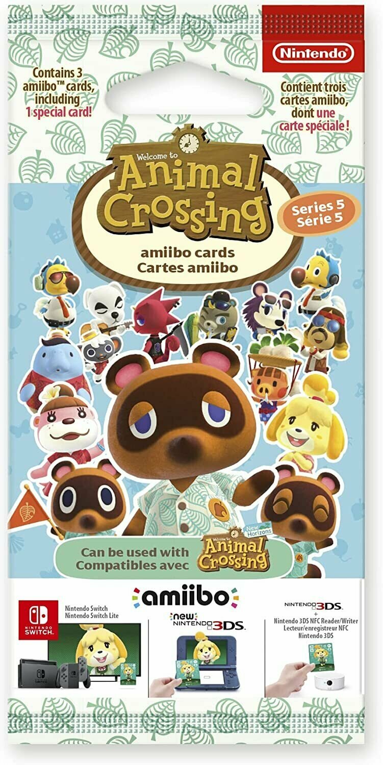 Карты персонажа Amiibo (Animal Crossing) выпуск 5