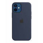 Apple Чехол-накладка Apple MagSafe силиконовый для iPhone 12 mini deep navy - изображение