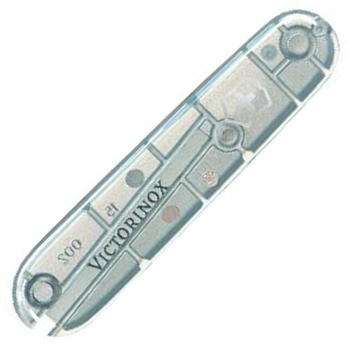 Victorinox C.3607. T3.10 Передняя накладка для ножей victorinox 91 мм, полупрозрачная серебристая