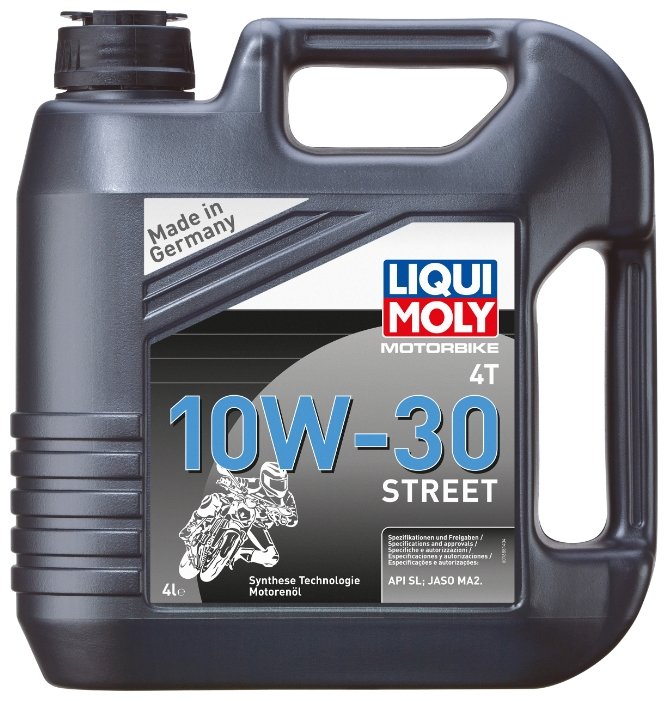 HC-синтетическое моторное масло LIQUI MOLY Motorbike 4T 10W-30 Street