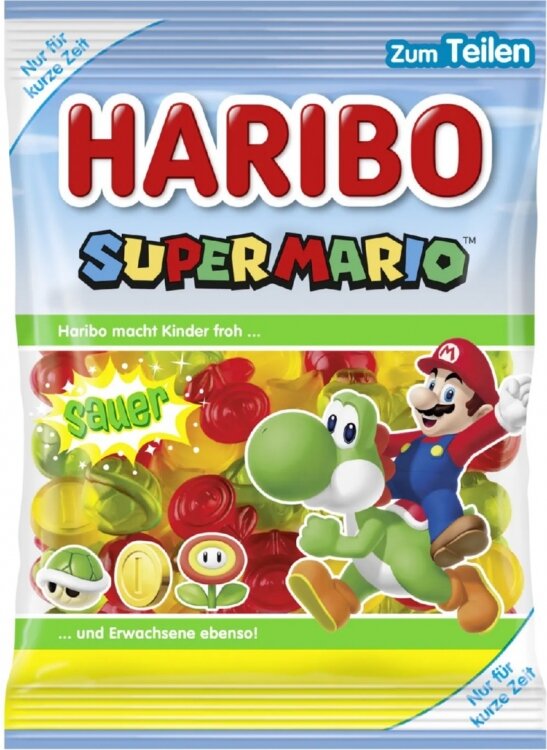 Жевательный мармелад Haribo Super Mario Супер Марио 175 гр