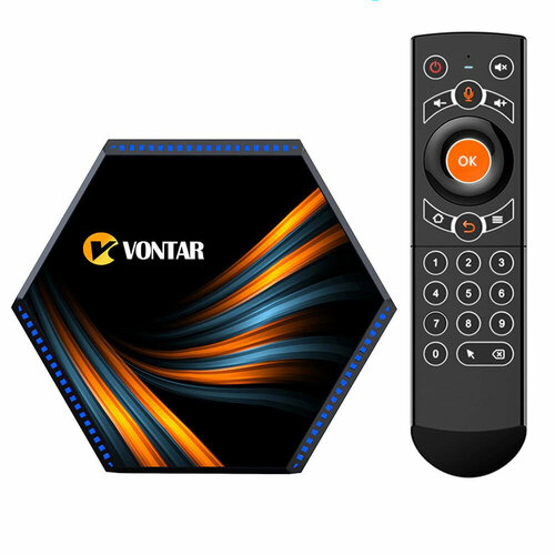 Смарт ТВ приставка VONTAR KK MAX DDR4 Android 11 4Gb32Gb 627000₽