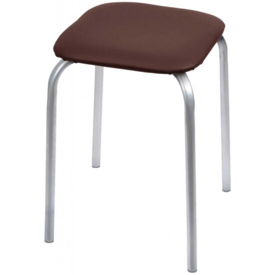 Табурет мебельторг Классика-3 арт.ТК03/К (квадратное сиденье), коричневый