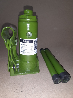 Домкрат бутылочный гидравлический БелАК ЭКО БАК.70011 темно-зеленый 2 т