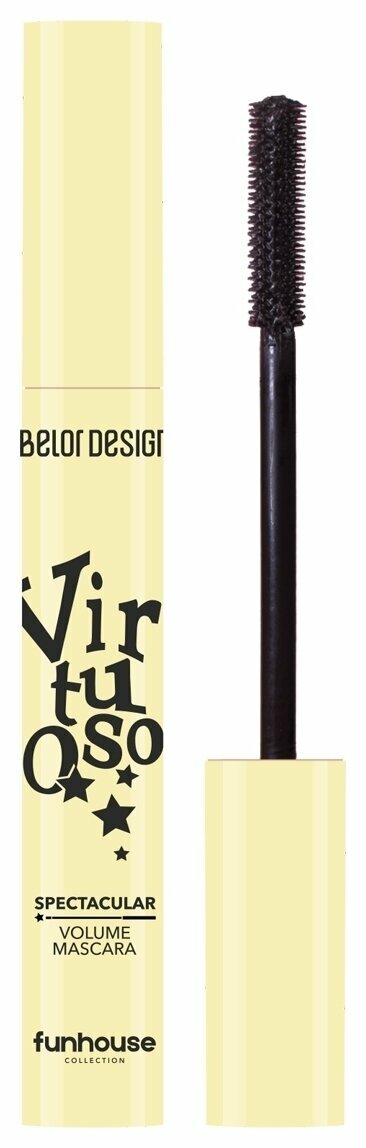 Тушь для ресниц Belor Design Тушь для ресниц Зрелищный объем Virtuoso Funhouse - Белорусская косметика