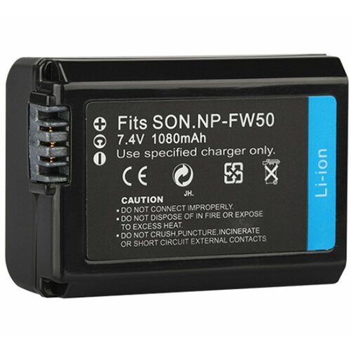 Аккумулятор для камеры Sony (NP-FW50) Alpha A7, A6000, A7s, A7R, SLT-A37, NEX-7, NEX-6, NEX-3, A3000