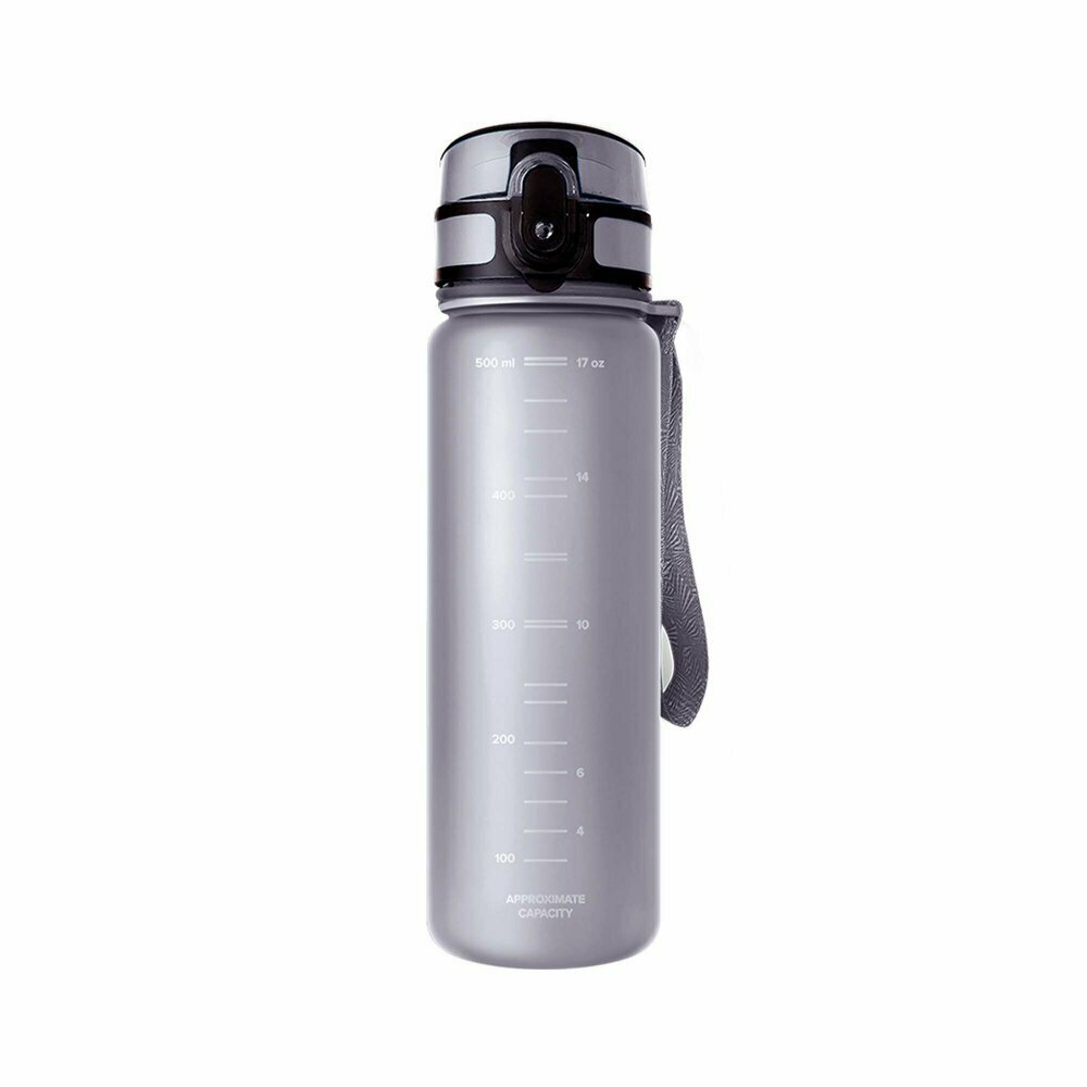 Фильтр-насадка Аквафор модель Бутылка (серый), 0.5 л, ресурс 150 л — фото 1