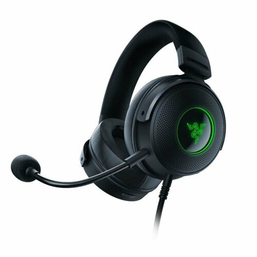 Проводная гарнитура Razer Kraken V3 HyperSense, USB, черный (RZ04-03770100-R3M1)