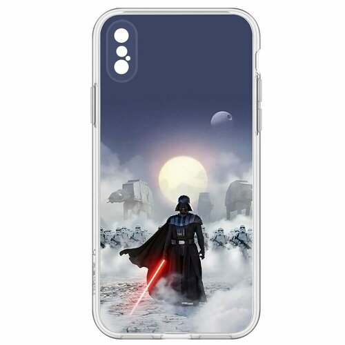 Чехол-накладка Krutoff Clear Case Звездные Войны. Дарт Вейдер для iPhone XS