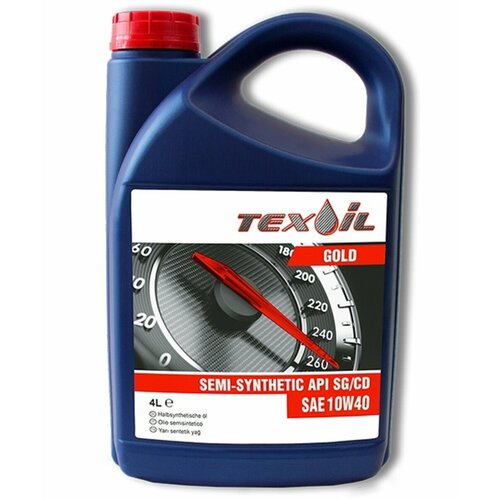 Моторное масло полусинтетическое Texoil SAE 10w40 API SG/CD GOLD