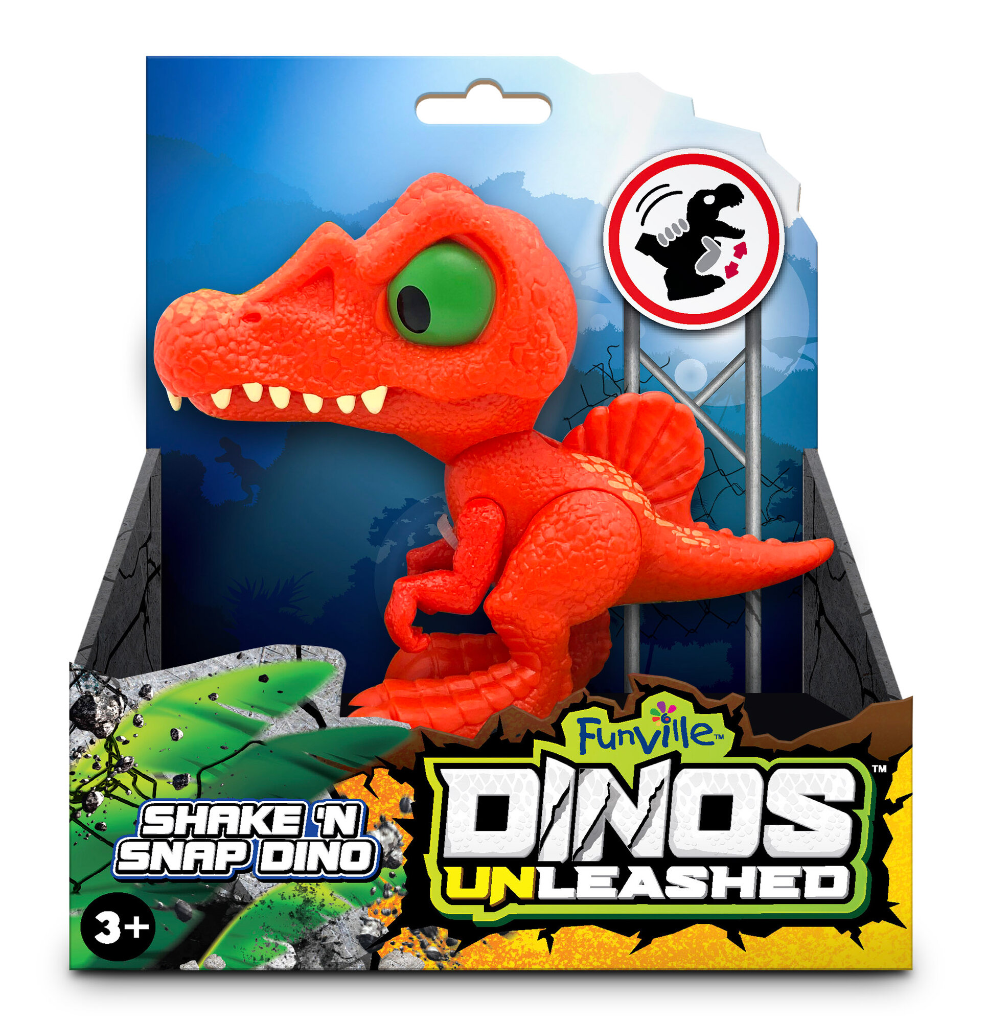 Funville Dino Uleashed клацающий спинозавр мини 31127S