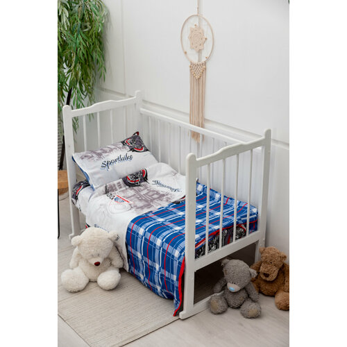 Постельное белье 160х80 см Спортбайк для детей