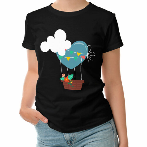 фото Футболка roly, размер s, черный