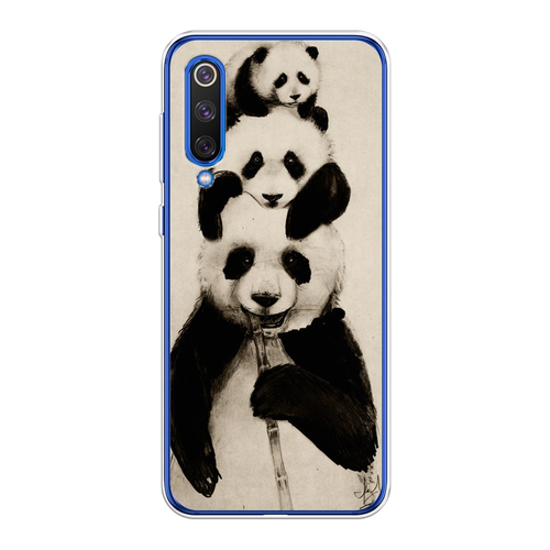 пластиковый чехол семейство панды на xiaomi mi6 сяоми ми 6 Силиконовый чехол на Xiaomi Mi9 SE / Сяоми Ми 9 SE Семейство панды