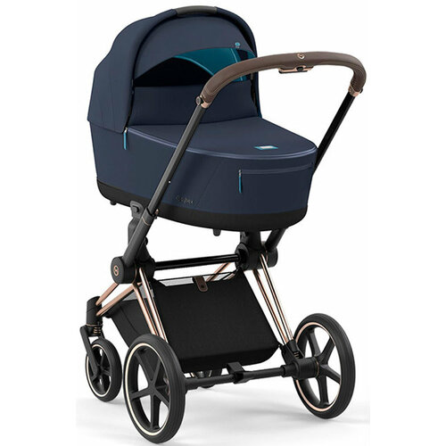 Cybex Коляска для новорожденных Priam IV (Nautical Blue на шасси Rosegold)