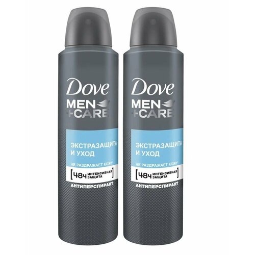 Антиперспирант аэрозоль DOVE Men+Care Экстра защита и уход, 150 мл * 2шт.