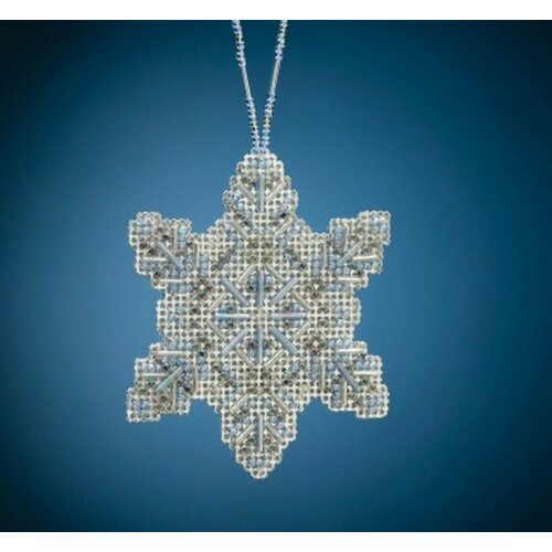 Crystal Snowflake (Хрустальная снежинка) #MH212011 Mill Hill Набор для вышивания 7 x 8.25 см Вышивка бисером