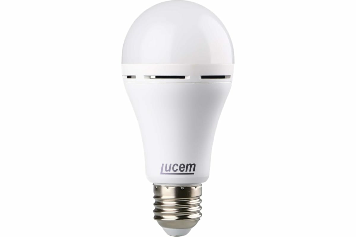 Lucem LED лампа с аккумулятором LM-EBL 12W 6500K E27 FLEBL122765L