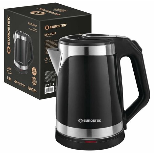 Чайник EUROSTEK EEK-2022 двойные стенки черный 99000₽
